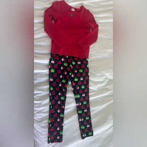 Gymboree Red and Black Kids Pajamas Sz 10
